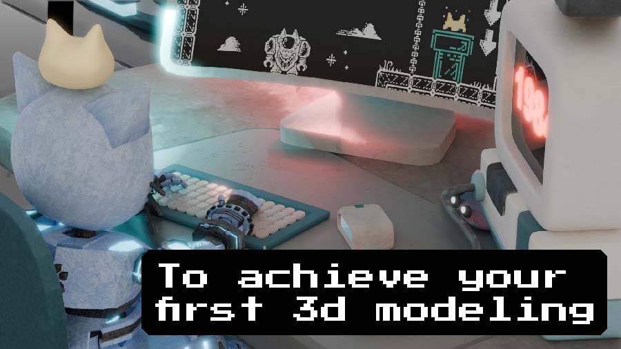 I'm ELVNEKO, a full-time 3d app developer now. I'll share my tips for 3D modelling beginners.